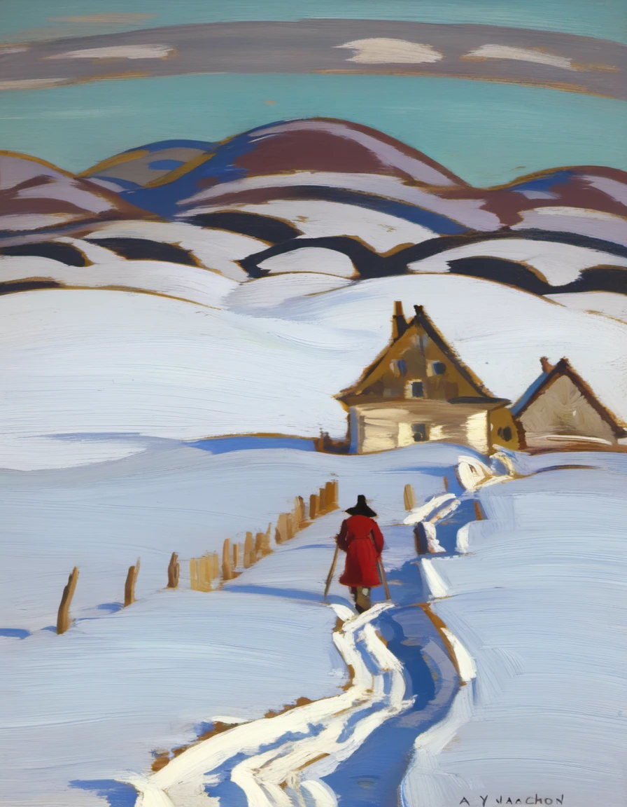 Canadian Countryside - A.Y. Jackson Style SDXL 1.0