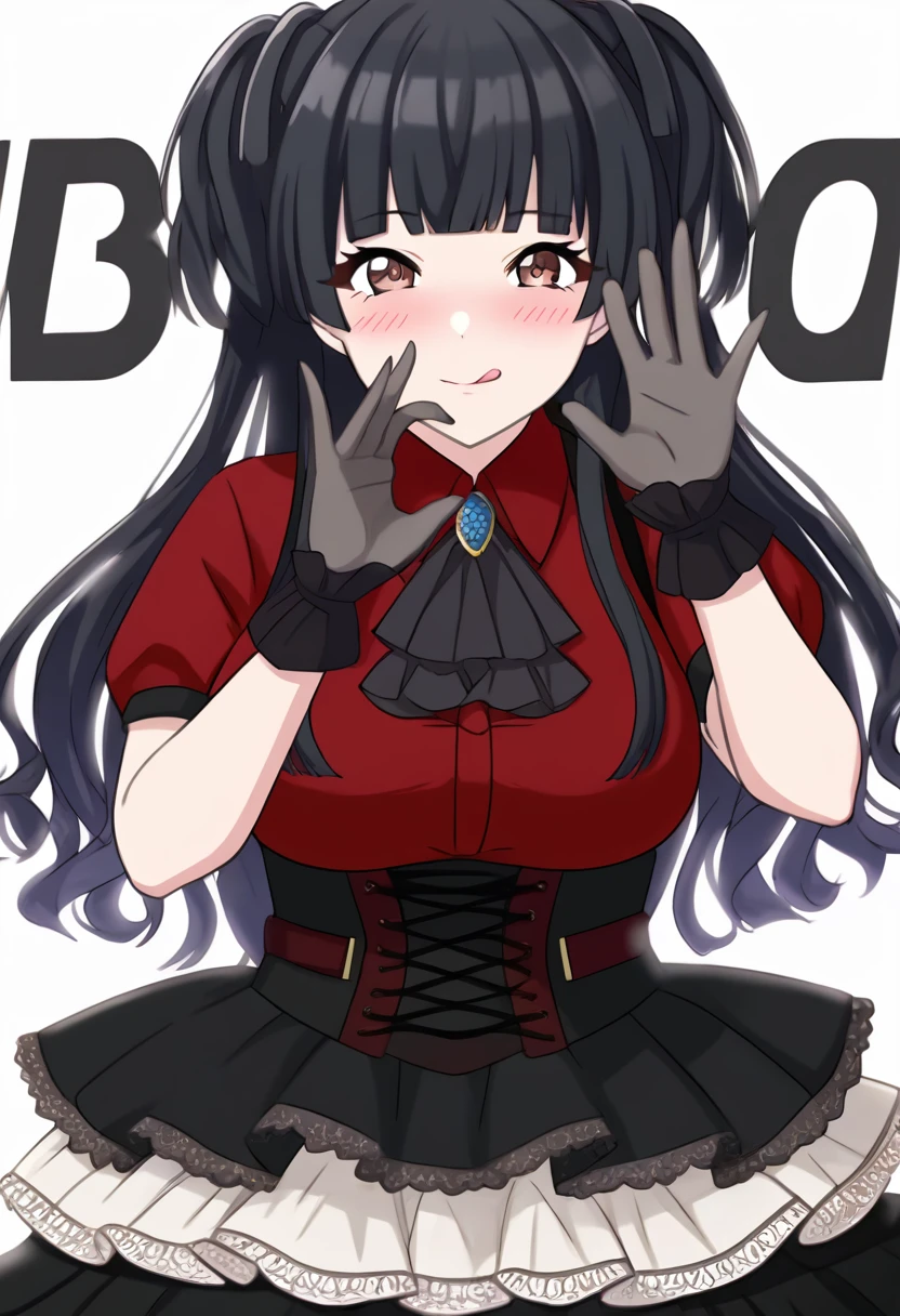 greyscale, monochrome, animal_ears, collar, cat_ears, 1girl, karyl, closed_eyes, detached_sleeves, open_mouth, low_twintails, twintails, blush, long_hair, tears, sweat, multicolored_hair, breasts, cat_girl, small_breasts, solo, animal_ear_fluff, leash, bare_shoulders, upper_body, emphasis_lines, sneezing, navel, underwear, bangs, collarbone, bra, solo_focus, tegaki