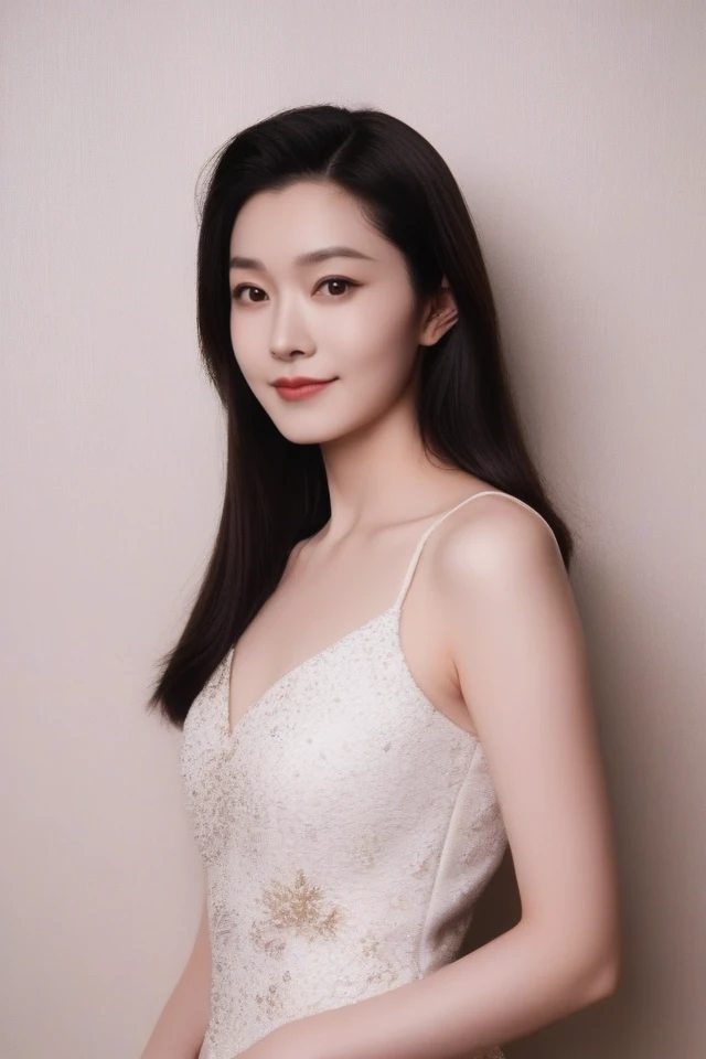 (on the table, best quality, Realistically, Ultra Detailed, meticulous, high resolution, 8k wallpaper), Close-up portrait of a beautiful woman, like, Smile, Light brown messy hair, Perfect dynamic composition, beautiful meticulous eyes, Just like the cover of a fashion magazine, On Campus