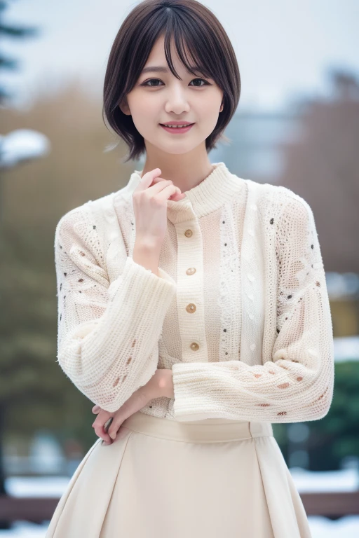 1girl,,(RAW photo, best quality), (realistic, photo-realistic:1.4), masterpiece, an extremely delicate and beautiful, extremely detailed, 2k wallpaper, Amazing, finely detail, extremely detailed CG unity 8k wallpaper, ultra-detailed, highres, soft light, beautiful detailed girl, extremely detailed eyes and face, beautiful detailed nose, beautiful detailed eyes,cinematic lighting,perfect anatomy,slender body
(at a park), (winter scenery),(snow park in the background), Sapporo Odori Park Winter Festival, festival lights (bokeh)
(wearing blouse) (long skirt) (winter jacket)
(free poses)
(smiling)
<lora:chest size:-1>
<lora:kobashiri_lora:0.8>