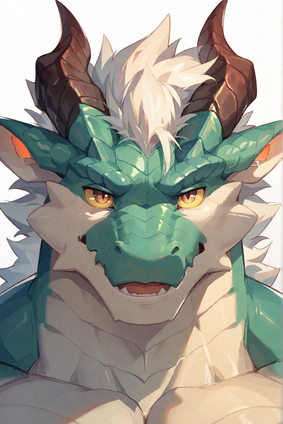 kemono, (dragon), male, score_9,score_8_up,score_7_up, best quality, masterpiece,high detailed, on bed,penis on face,penis on face,sideview,flaccid,a lot of cum,big detailed glans,massive cum,cum, eastern dragon, Muscular body, Big penis, Green skin, Long blonde hair, disheveled hair, long hair on side of head, Red eye, (((Thin eyebrows))), cum on face,tongue out,Penis on cheek, cry, furrowed brow,distressed,one eye closed (winking),pain