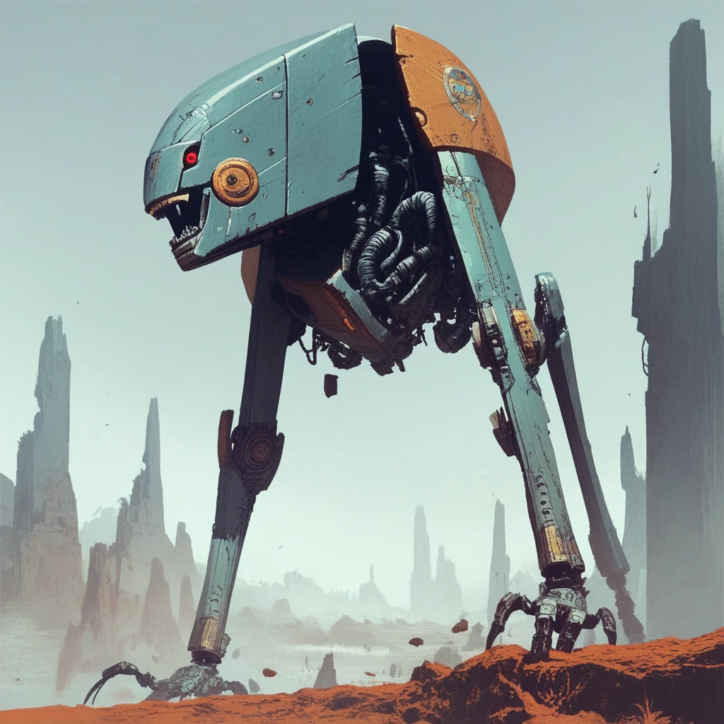 score_9, score_8_up, score_7_up, A robot trudging along through a lunar landscape