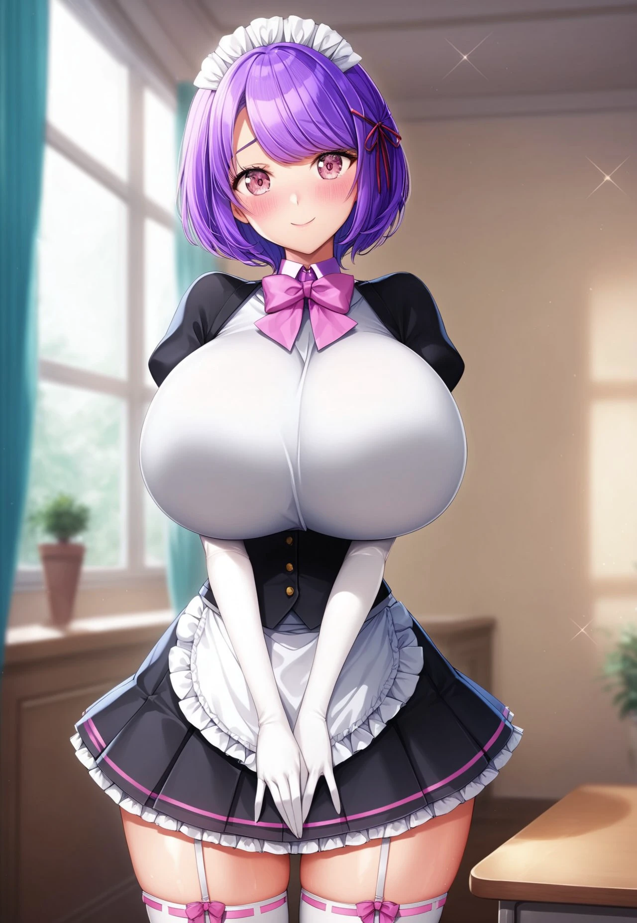 Liliera Loveknot from Motto! Haramase! Honoo no Oppai Isekai Oppai Maid Gakuen! V1