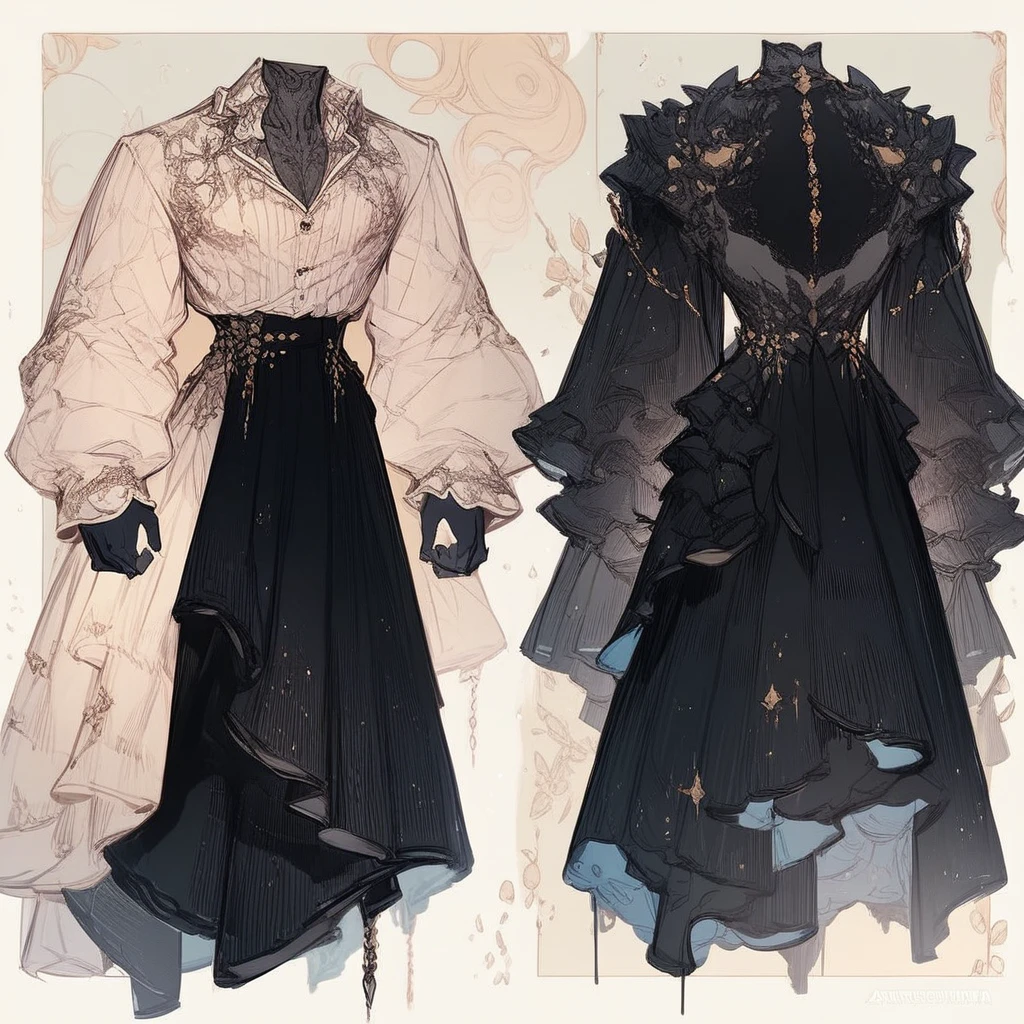 Chart of draw dress V1