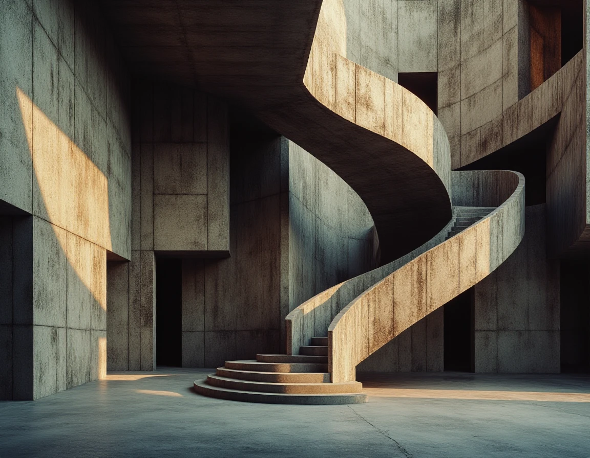Photo of a ff-mp building with a spiral staircase leading up.
<lora:Minimalist_Photos:1>