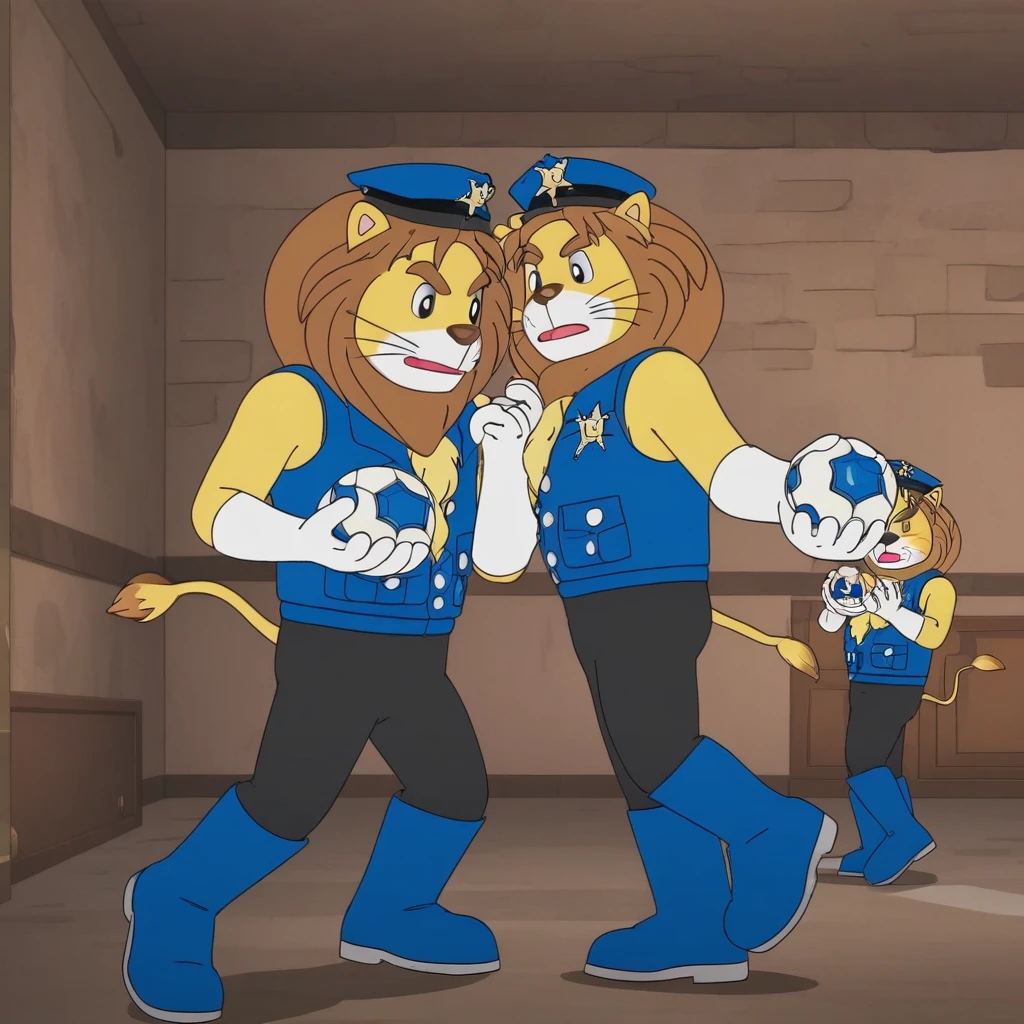 LEO POLICE , LIONS , LION ,SHIMAJIRO SERIES, LEO POLICE ,LION ,