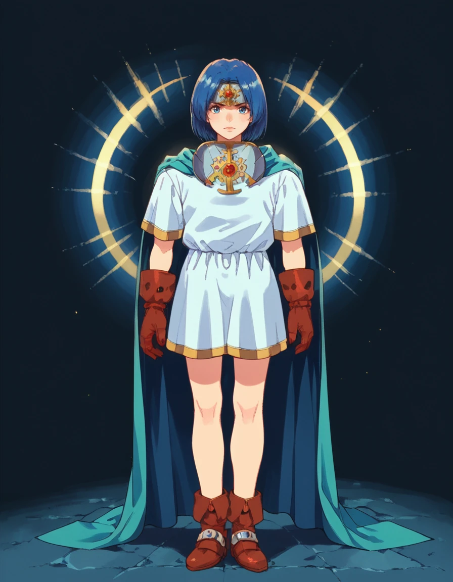 score_9, score_8_up, score_7_up, zPDXL, masterpiece, anime, <lora:sn0wStyle:1> <lora:HKHorrorXL:1> solo, blue hair, cape, gloves, 1boy, circlet, brown gloves, blue cape, standing, thighhighs, short hair, dress, alty al lazel <lora:Alty_Al_Lazel_Evil_Zone:1>