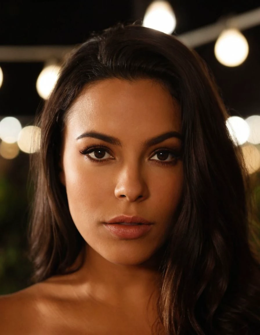 cinematic still solo, detailed skin texture, 1girl, tan skin, long head, parted lips, portrait, looking at viewer, <lora:add-detail-xl:1>, <lora:LunaStar_SDXL_v2-000005:0.7> , . emotional, harmonious, vignette, highly detailed, high budget, bokeh, cinemascope, moody, epic, gorgeous, film grain, grainy