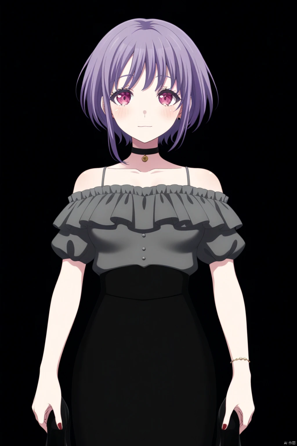 NSFW,masterpiece, Highest quality, Ultra-high resolution,Photon Mapping,Best Shadow,Portraiture,Beauty Details,Ultra high definition,Long purple hair,Blunt bangs,Medium chest,,See through, Short dress, Low Cut:2, hair ornaments, Earrings, necklace, Portraiture, Silver Dress:2, View your viewers,alone,Professional Light,Expressionless,Unchanging face,Detailed skin,child,1組の女性とchild,を抱っこ