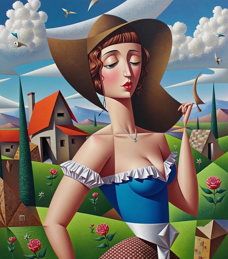 flux slender cubism | disfusion #2 v1.0