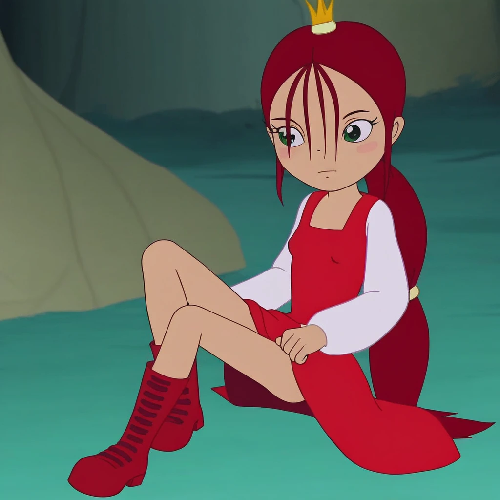 Princess Elena the Beautyfull, female character from How to Catch a Firebird Feather russian cartoon (2013), elenaV1