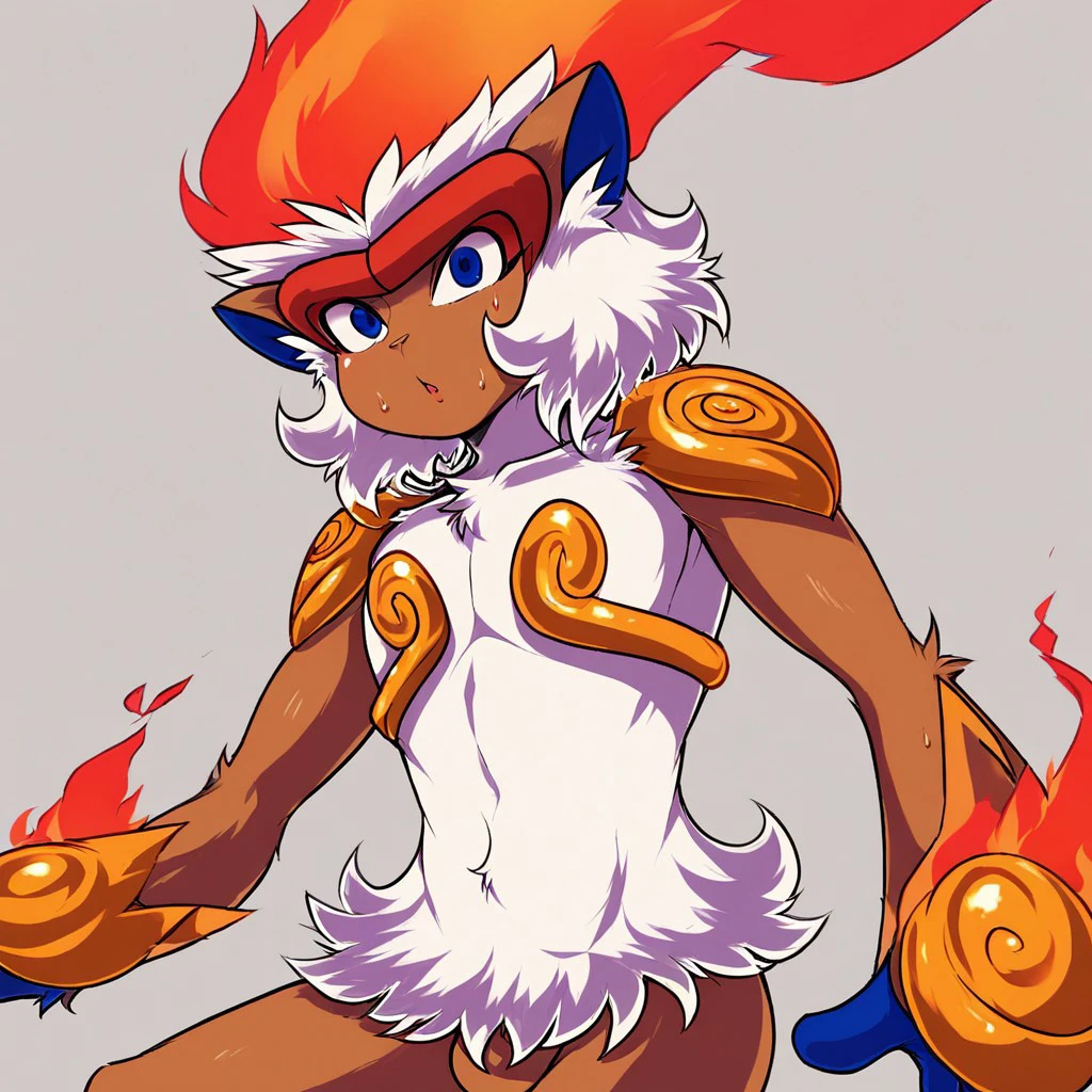 infernape ( Pokemon, monkey, furry, style ) V1