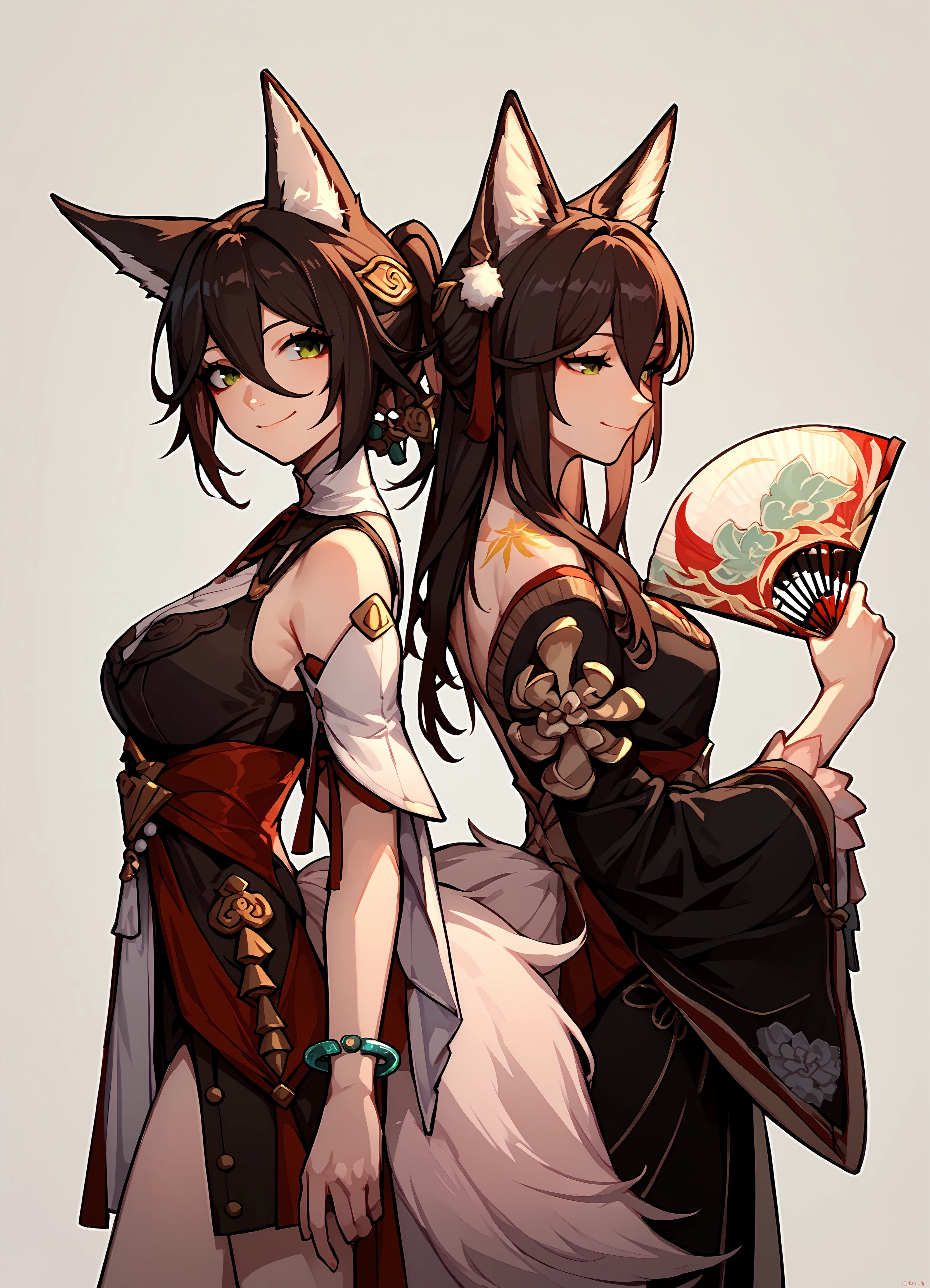 [SD1.5 & PONY] Honkai Star Rail - Tingyun & Fugue | 停云 & 忘归人 [PONY] v1.0 (legacy)