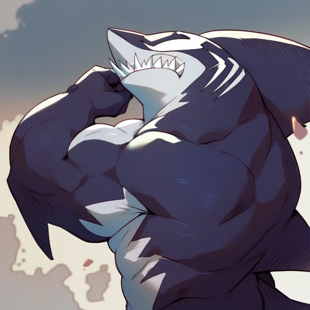 Venom Jeff (Jeff The Land Shark) [Furry] V1