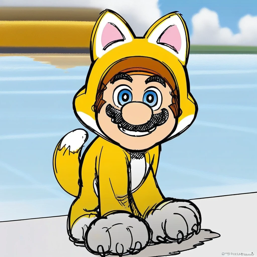 Cat Mario Pony v1