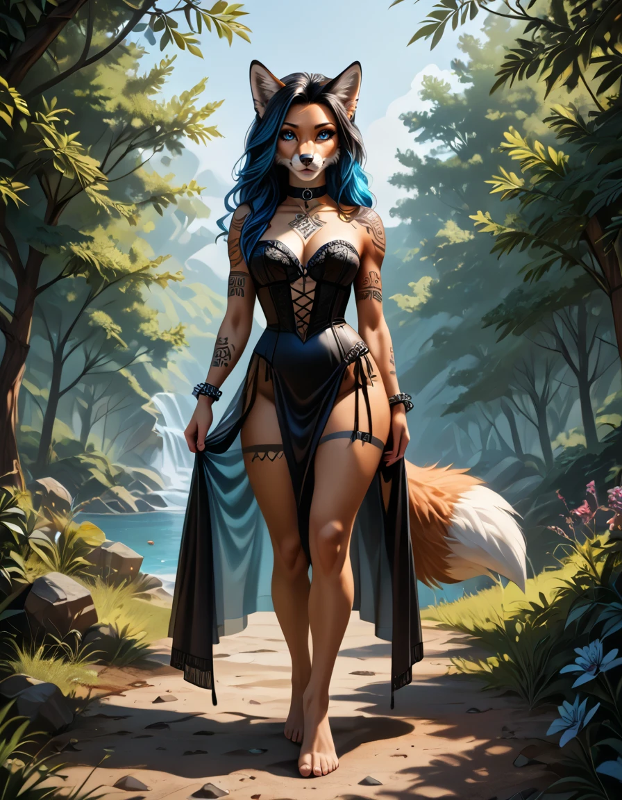 uploaded on e621, by Pixelsketcher, by Bayard Wu, by Thomas Benjamin Kennington, by Einshelm, solo anthro, small Kobold, tiny body, ((Portrait)), ((The magician's hiking clothes)), (adventurer), corset, (detailed Bonifasko lighting), (detailed scaly skin, black skin), (Cinematic lighting), ((Detailed background, dungeon, dark underground, cave)), (half body shadow), [Backlighting], ((Masterpiece), hands with fangs, scales, dragonborn, asymmetrical wavy hair, black scales, dark lizard, fantasy art, anthro art, commission for high res, Furry art, pov furry art, Sakimichan is beautiful, Masterpiece, Best Quality, Detailed image, Detailed Face, perfect lighting, Perfect shadows, Perfect eyes, focus on girl, small breasts, gorgeous body, Hourglass body, Animal nose, muzzle, two-toned fur, gaze at the viewer, half closed eyes, 1girl, full body, (Masterpiece:1.2), (Best Quality:1.2), (illustartion:1.2), (Cinematic lighting:1.3), Detailed fur, anthro, attractive body, sexy body, looking a viewer, seductive gaze, thick-thighs, fit body, Best Stockings, (dragon paws in legwear), open mouth, ((Acid saliva) (green saliva)), magician, horrifing