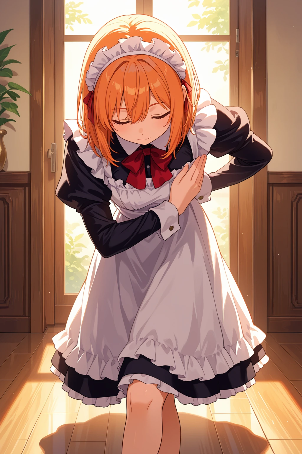 masterpiece, best quality, absurdres, safe
1girl, bowing, crossed legs, maid
<lora:butler_bowing_il_d16:1>
