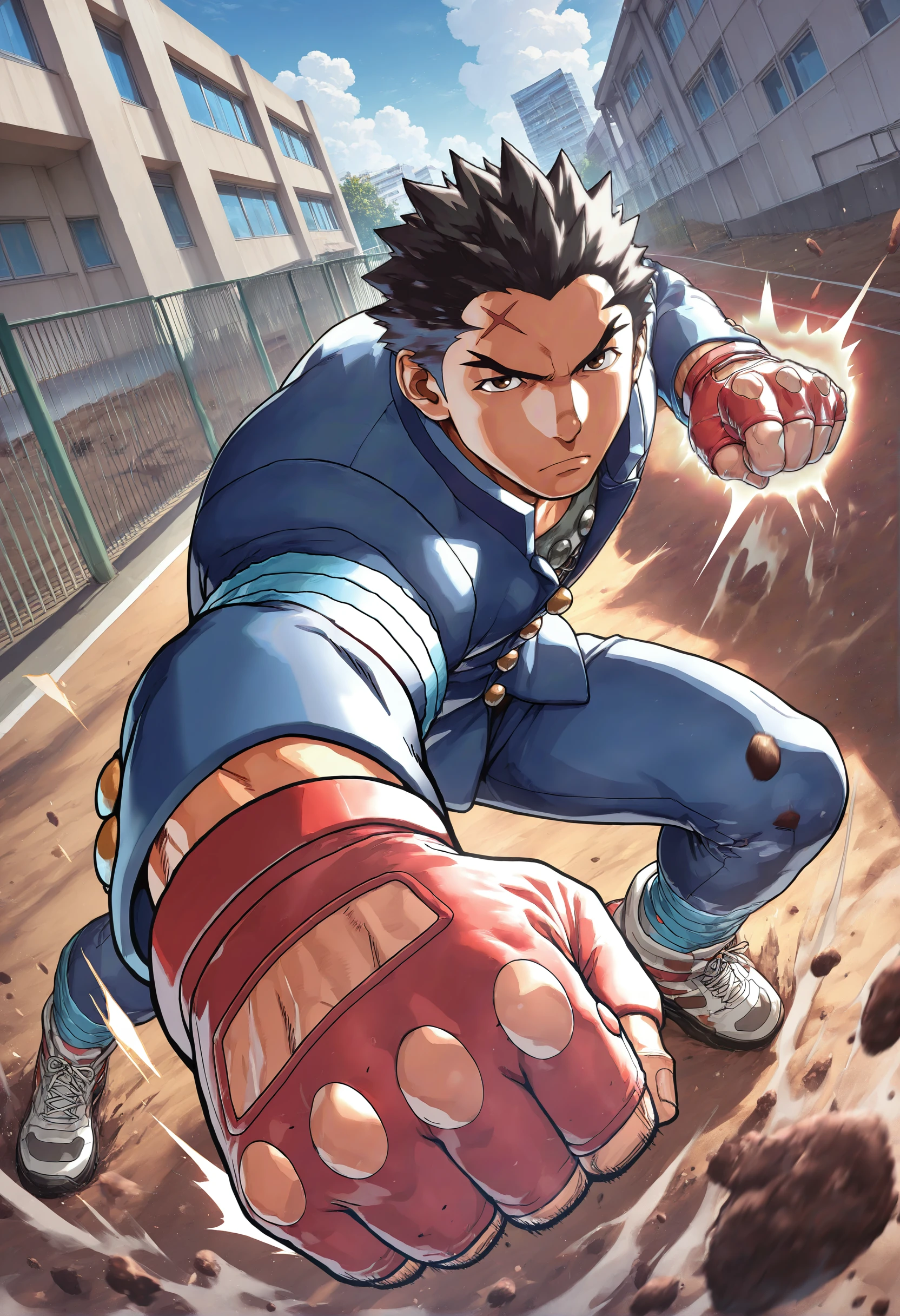 Ichimonji Batsu (一文字伐) - Rival Schools/Project Justice (ジャスティス学園) [NoobAI-XL] NoobAI XL V-Pred 1.0