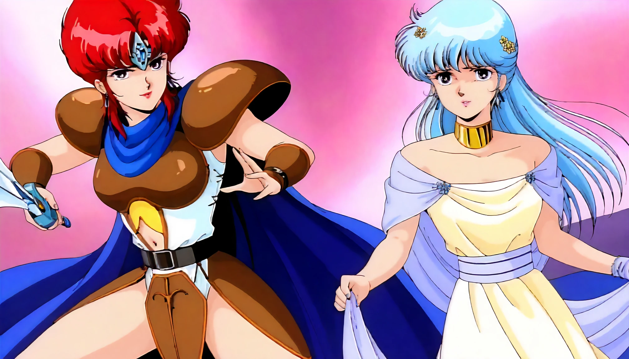 "(masterpiece:1.1), best quality,
1girl, (80s anime style:1.3), (eyelashes:1.5),
(intricate high detailed body:1.2),
(silver hair:1.1), (blunt bangs:1.1), (twintails:1.1), (animal ears:1.1),
brown eyes, (red lip stick:1.3),
(pale skin:1.2), (muscular body:1.1), (gigantic breasts:1.1),
(expressionless:1.2),
(bikini armor:1.2),
(knight armor, armored boots:1.2), (accessories:1.1), necklace,
standing, leaning forward,
(dynamic pose:1.1), (full body, looking at viewer, from front:1.1),
daytime, outdoors"