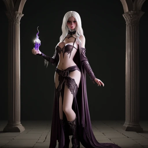 8K,超realistic,(table top, highest quality) Daniela Dimitrescu, 1 female, gray hair,looking for at Viewer, open your mouth, blonde hair, background, cleavage, skin that looks real,jewelry, Medium Small Breasted, 超sexyな外装, looking for, Upper body, flower, wing, teeth and fangs, hood, necklace, cape, good, compensate, bug, Lipstick, inside the black cave, precious stones, white skin, veil, hood up, realistic, black lips,Super high resolution,Purple Flame(Purple effect),very big breasts,rich colors, Backlight, cinematic lighting, film grain, born, 50mm lens, Nikon D850,realistic skin,golden eyes,sexy,