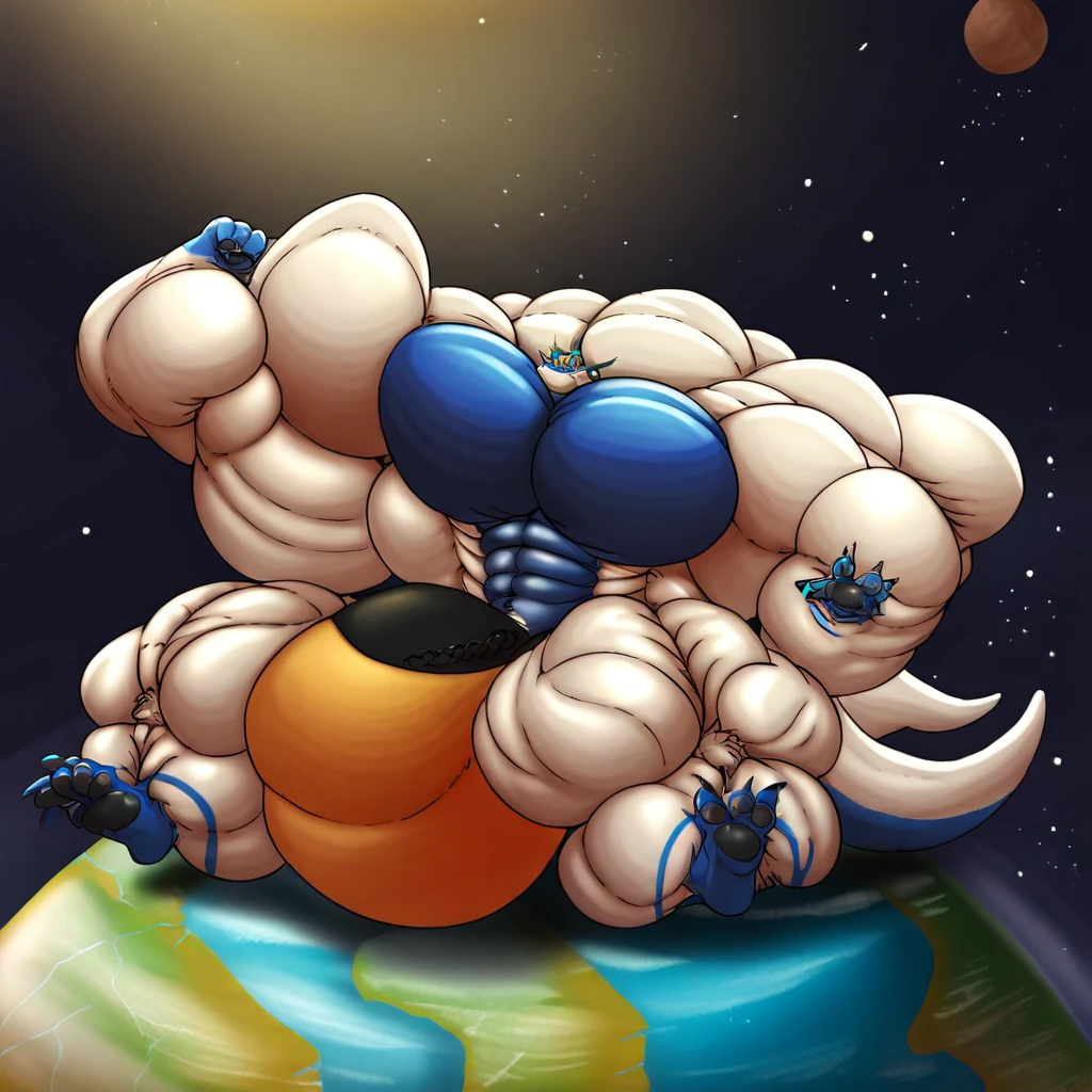 MutoPrime Flex On Planet Pose (Hyper Muscles)
