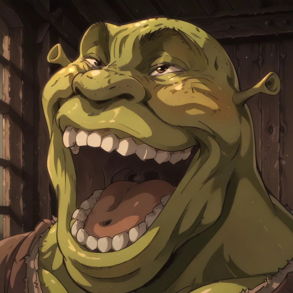 Yujiro Laugh IL/Pony | Anime Expressions Collection Pony