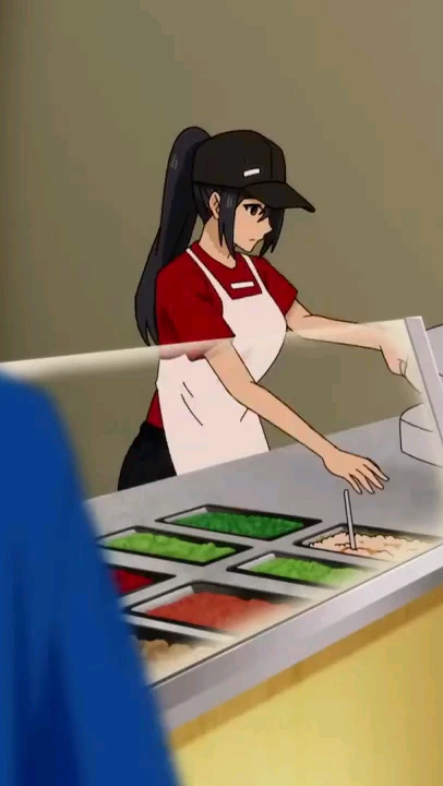 the girl who says "EXTRA CHICKEN!?" - class of '09 the anime V1