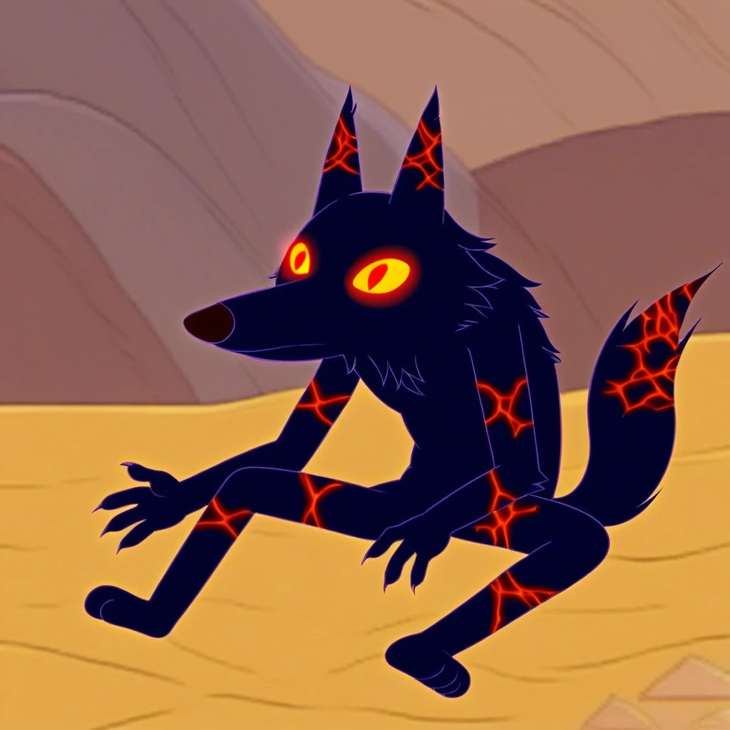 Adventure Time - Fire Wolf V3