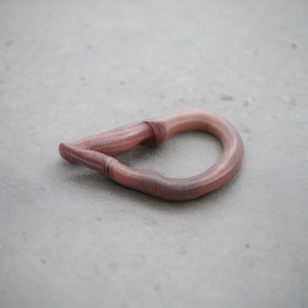 Realistic earthworm V1