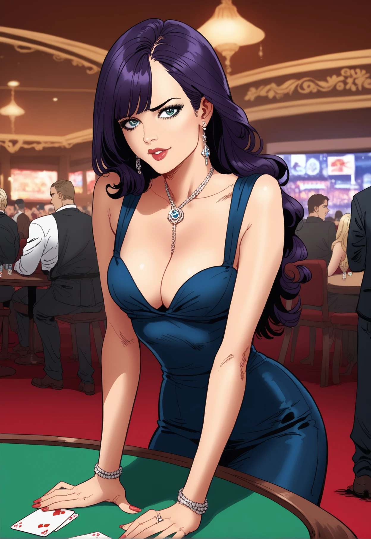 Black Evening Gown | Casino Royale 2006 Illustrious