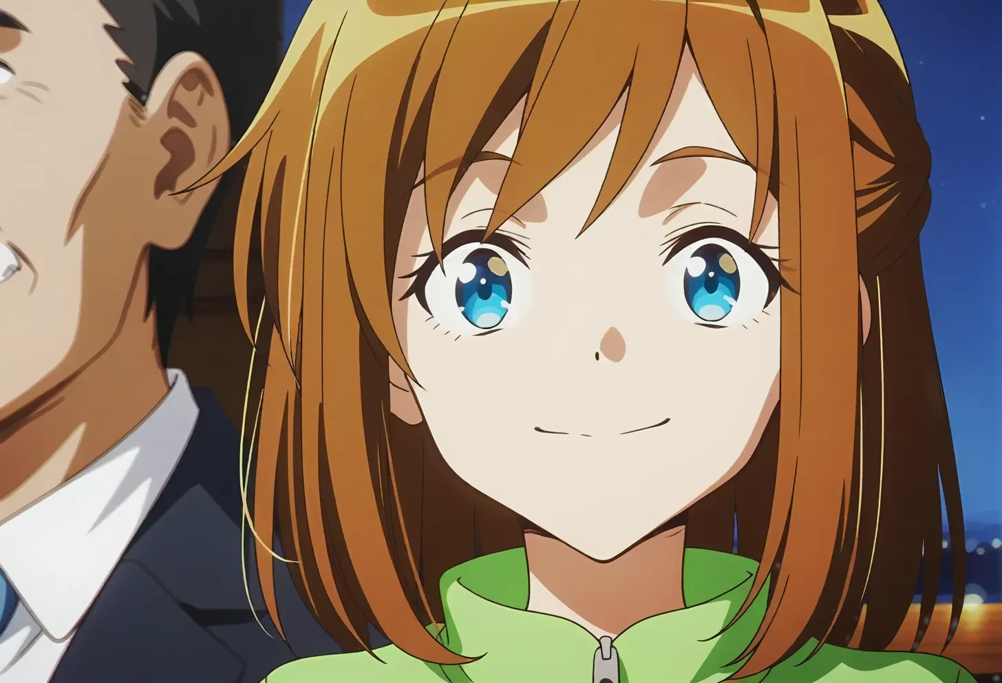 1girl, smile,upper body, 
<lora:shinjidai_V3:1>
(anime screenshot,anime screencap,:1.2)
(depth of field, bokeh, solo focus, :0.9)
<lora:dmd2_sdxl_4step_lora_fp16:1>