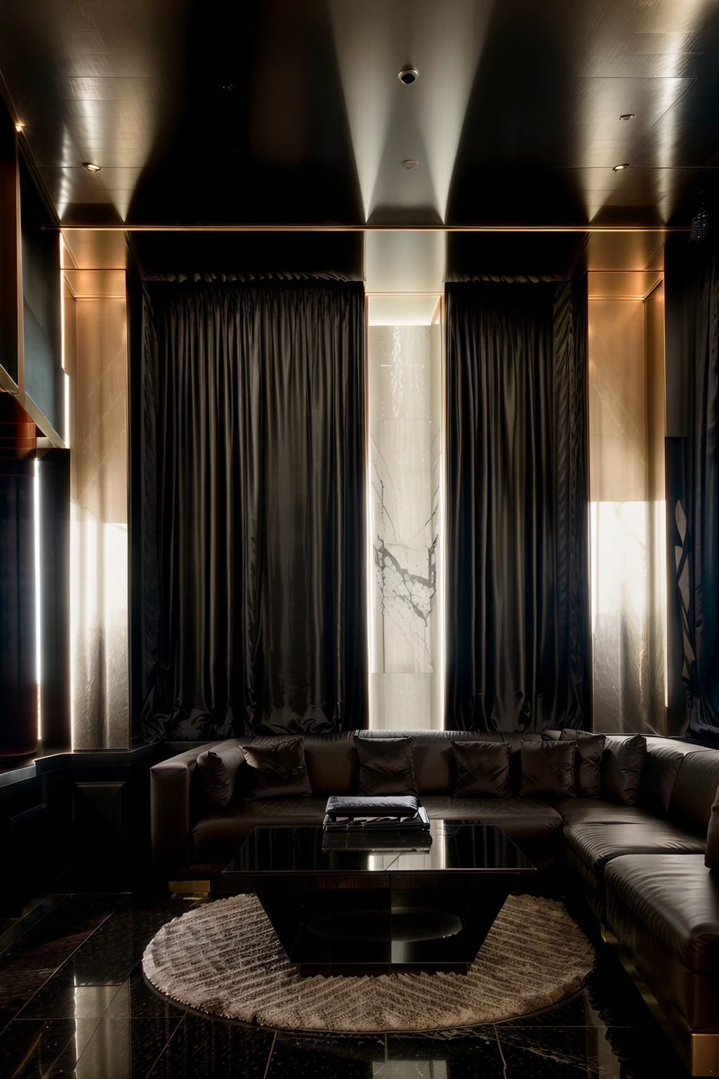 <lora:JJsKaraokeRoom:1> , ((karaoke room)) , interior, indoors, ((neon light)), Masterpiece, best quality, authentic, super detail , high quality, ceiling light,no humans, . night, highly detailed, screen, sofa, table, ,RAW photo, subject, 8k uhd, dslr, soft lighting, high quality, film grain, Fujifilm XT3, architecture photography, striking structures, clean lines, geometric shapes, dramatic angles, play of light and shadow, capturing architectural details, showcasing design elements, evoking mood, professional lighting, precise compositions, emphasizing scale and proportion, creating depth, architectural storytelling, capturing iconic landmarks, immersive experience