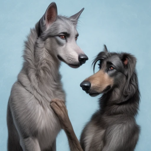 animal, bitch irish deerhound, deerhound dog, dog, female irish deerhound, irish deerhound, male deerhound, mammal <lora:irish_deerhound:0.5>,