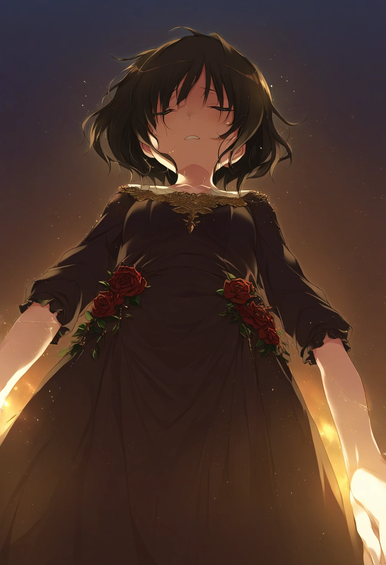 score_9, score_8_up, score_7_up, source_anime, high res image, masterpiece, best quality, 1girl, solo, from below, short hair, dress, sex, <lora:coq-style-pony_v1.0:1>