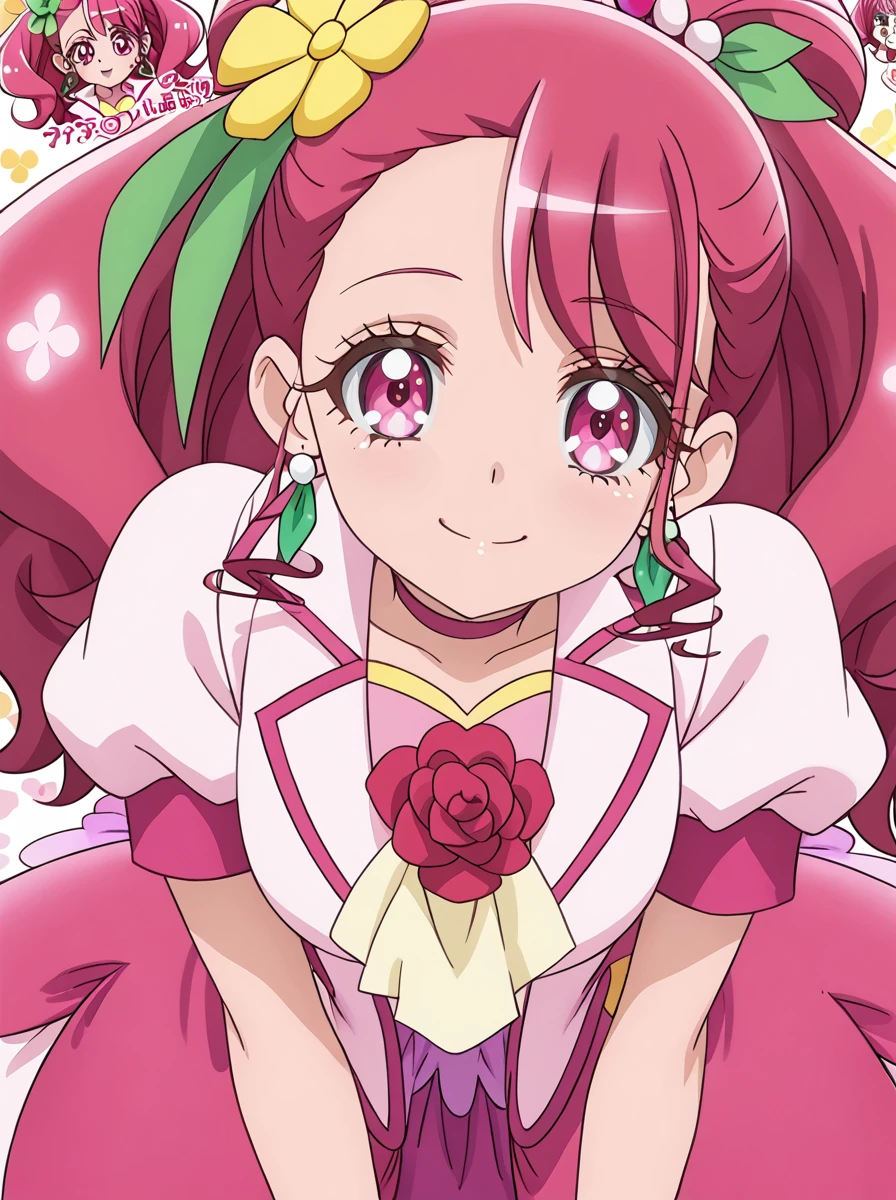detailed background, posing, shiny skin,
<lora:curegrace.pony:1>,
curegrace,
large breasts, wide hips,
seductive smile,