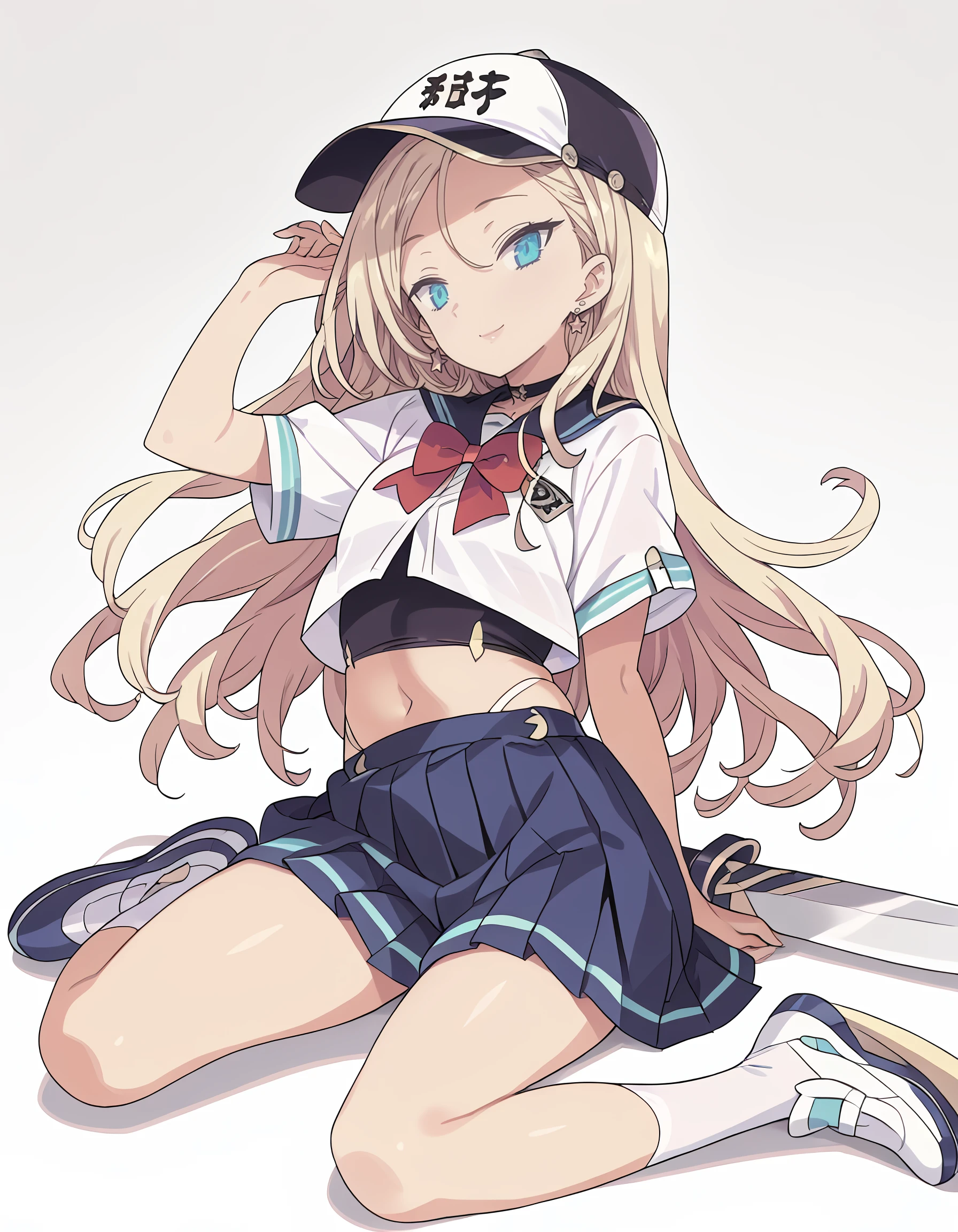 Purelos Face_v1:0.24, Highest quality, Realistic, 8K, High resolution, 1 Girl, 16-year-old girl, (Skin dents), (Portraiture), ((Simple Background:1.62)), Full Color, Look directly at the viewer:1.8, (1 Girl eyes looking at viewer:1.55), (Bokeh),Watching the audience,Open Mouth Smile,Sparkling Eyes,Cute pose,Sparkling Eyes,Ultra HD,Front shot,whole body,Full Body,Ultra HD