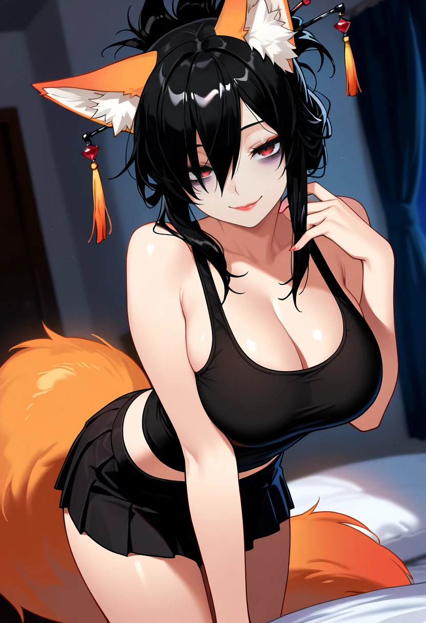 Solo, score_9,score_8_up,score_7_up, source_cartoon, source_furry, ahri from league of legends, naked, lying on a bed, legs spread, pov, pov missionary position sex, penis penetrating her vagina, viewer grabbing her legs, she’s lying on her back,  on a bed