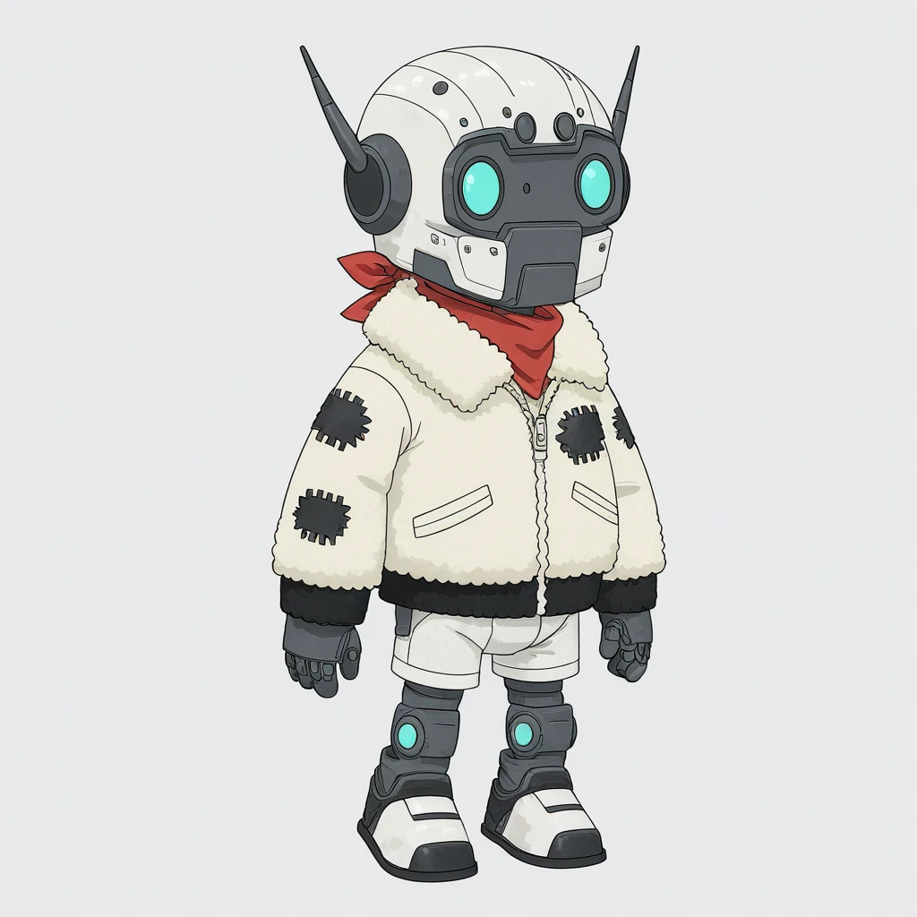 Cartoon robot close-up, three views, front view, side view, back view, high quality character design, animated character, full body character, full body character design, character standing walking, professional character design, game character design, full body single character, 2D illustration, 2D illustration, cute character, futuristic, technological sense