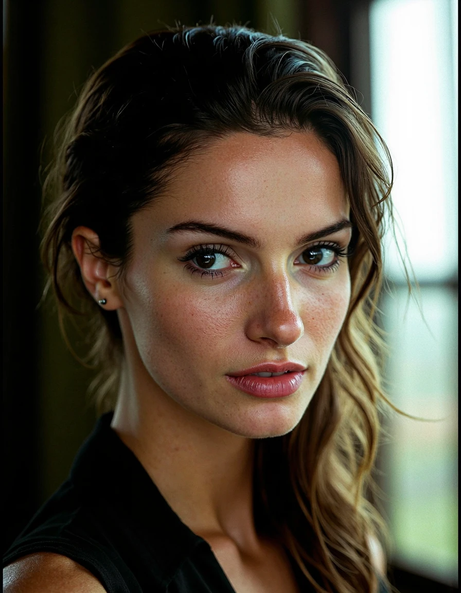 high fashion photo of SKS woman,
extremely detailed, sharp focus, sharp, film grain