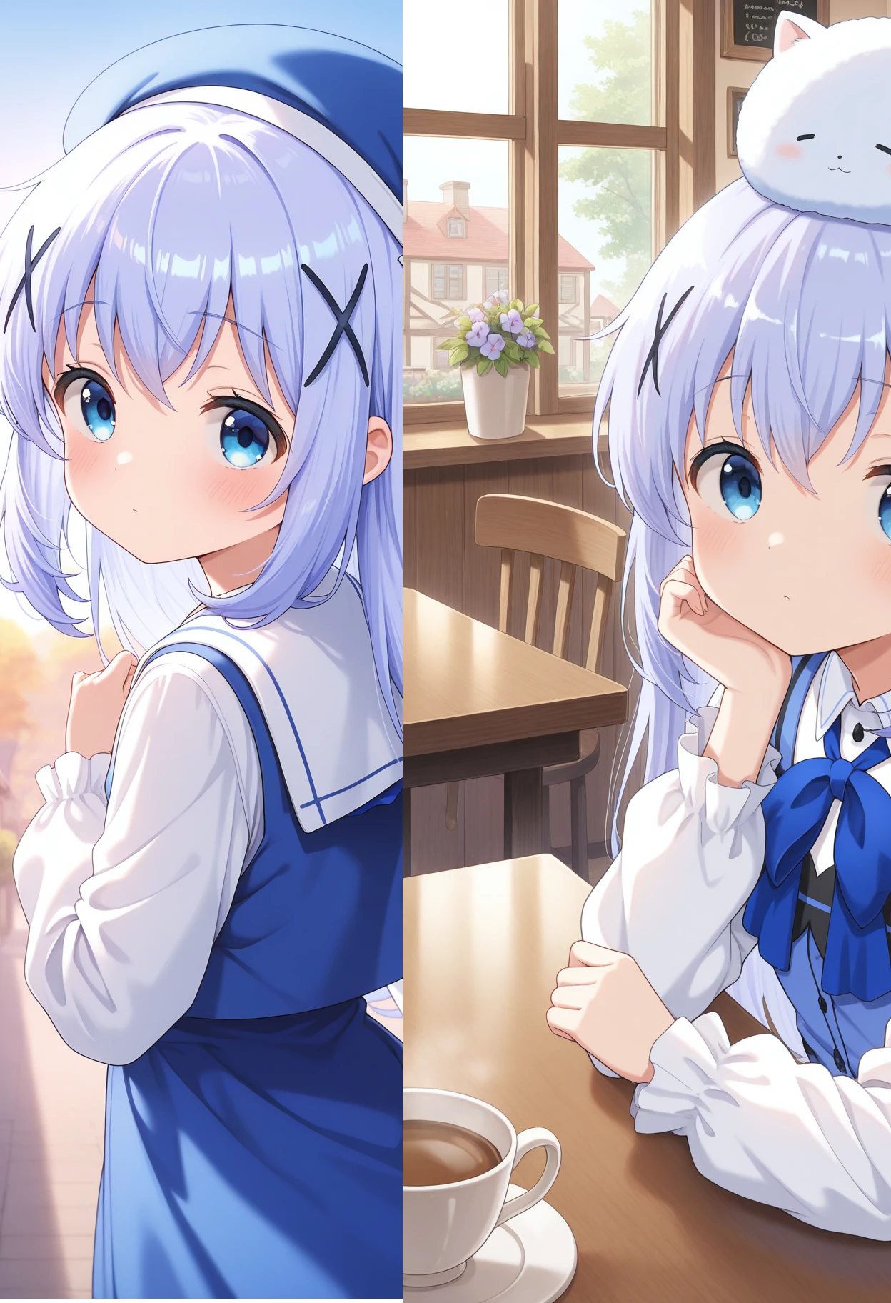 Chino Kafuu 香風智乃 PONYXL - (2 OUTFITS) Is the Order a Rabbit? /ご注文はうさぎですか?