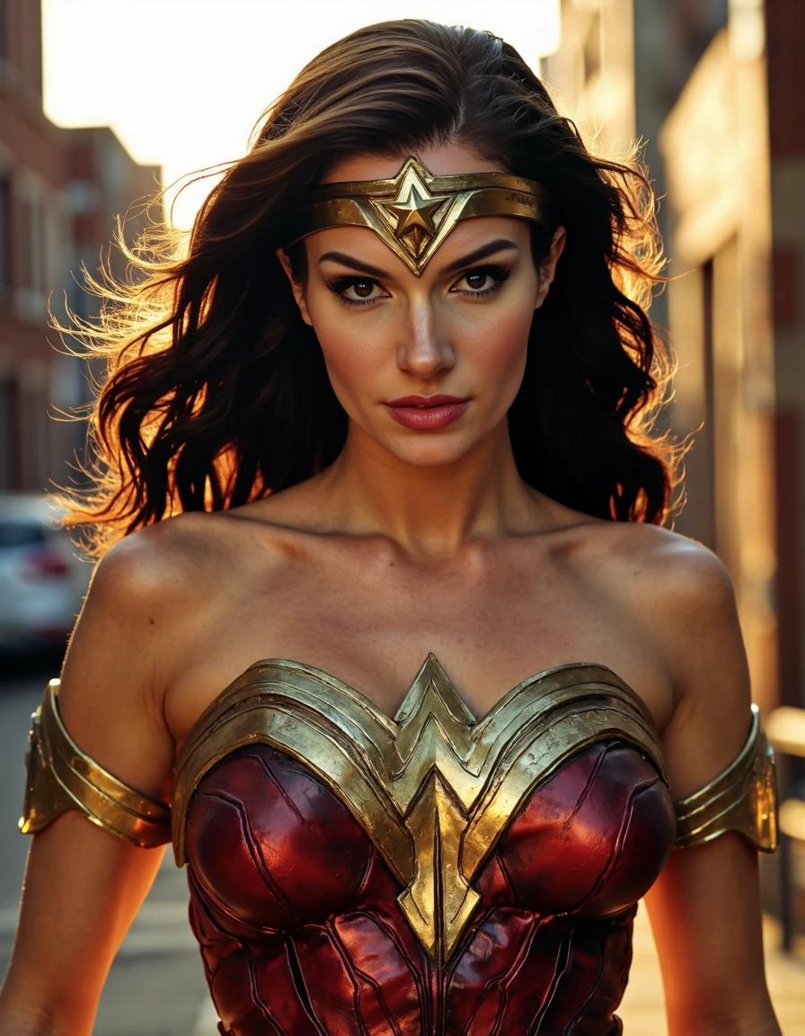high fashion photo of SKS woman, wearing comic book wonder woman costume, dc comics,
extremely detailed, sharp focus, sharp, film grain