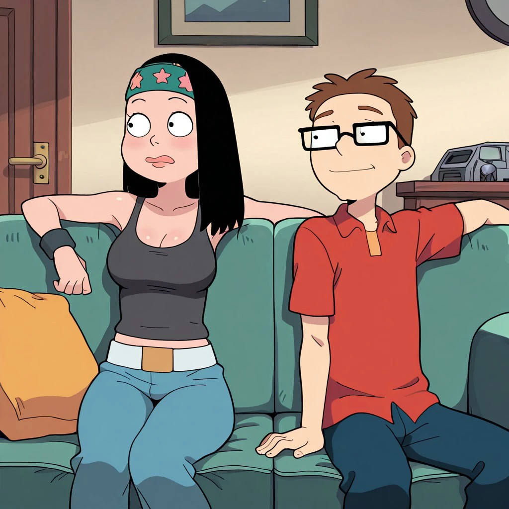 Steve and Haley Smith (American Dad) pony/illust V1