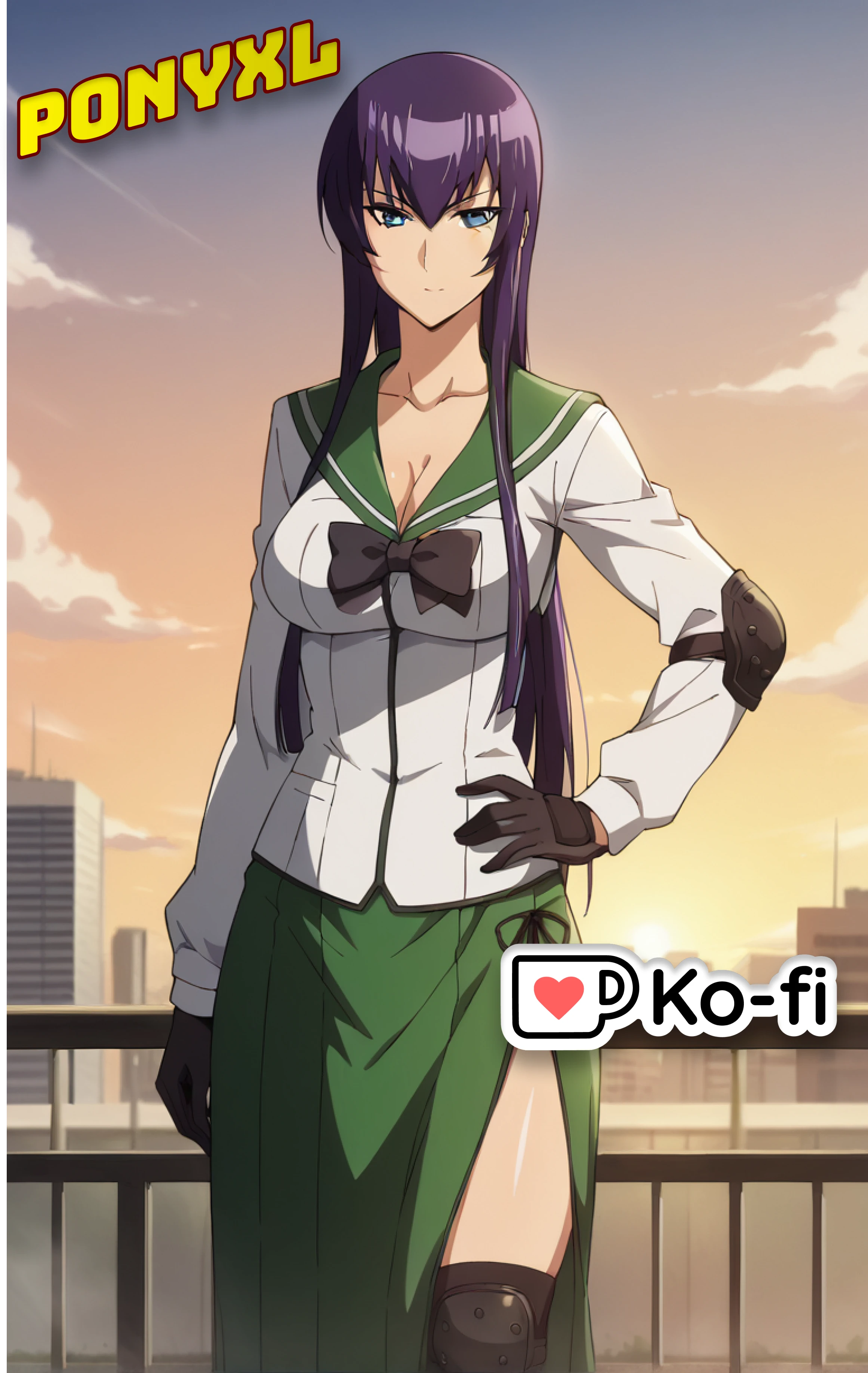 Saeko Busujima | Highschool of the Dead | 5 Attires v1.0
