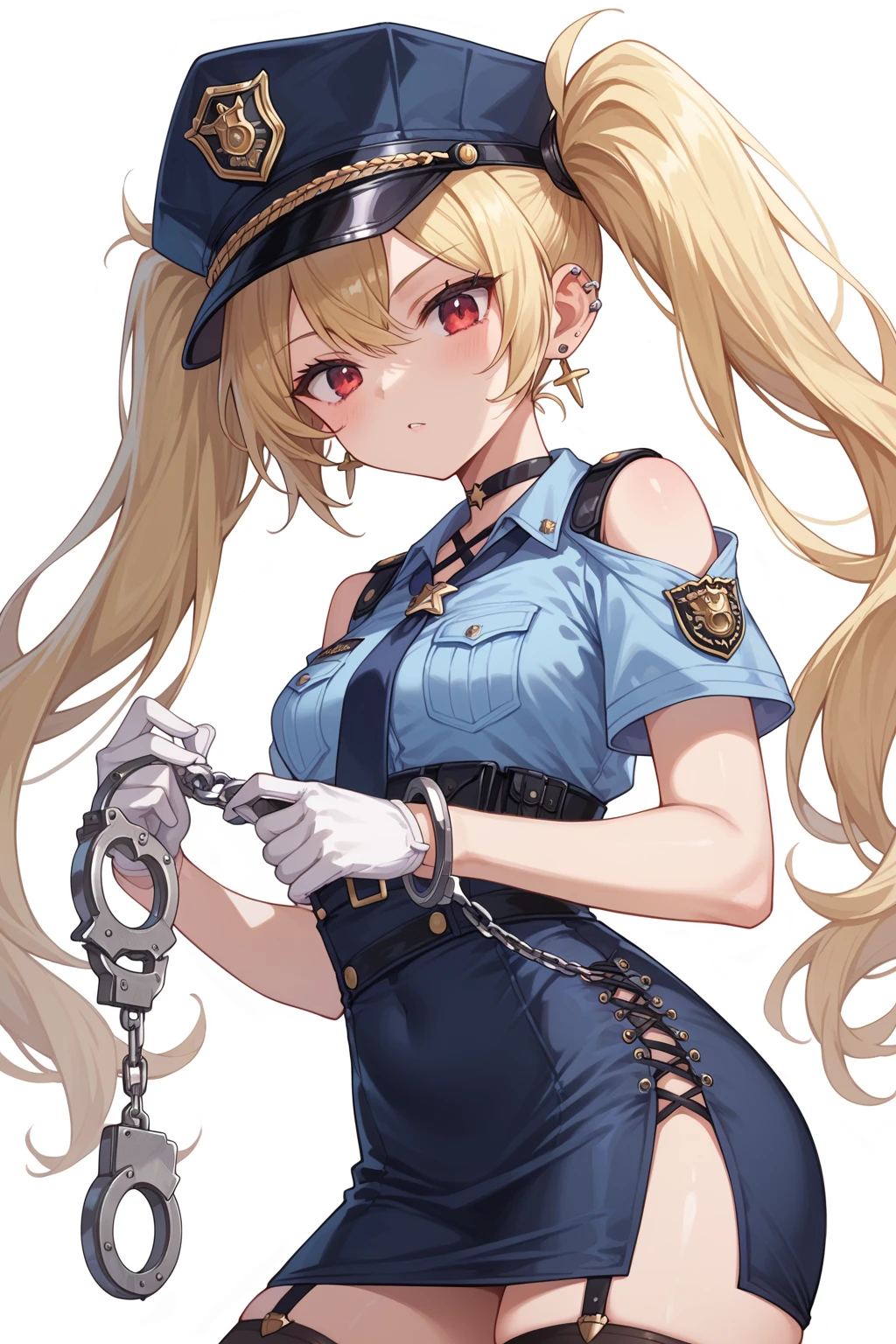 HDA_MasterpieceXLclassic, HDA_MasterpieceXL_v1.2 source_anime, uncensored, 1girl, HDA_RikaXL, HDA_PoliceWoman_XL