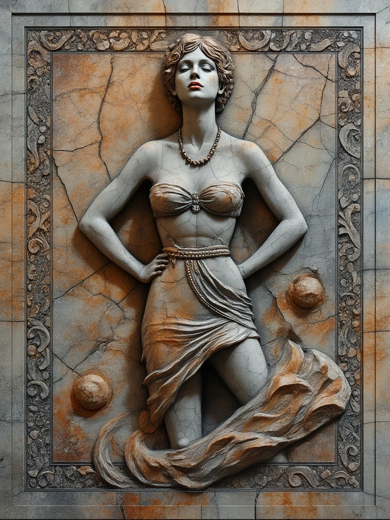 Big Stone Statue,spread their legs