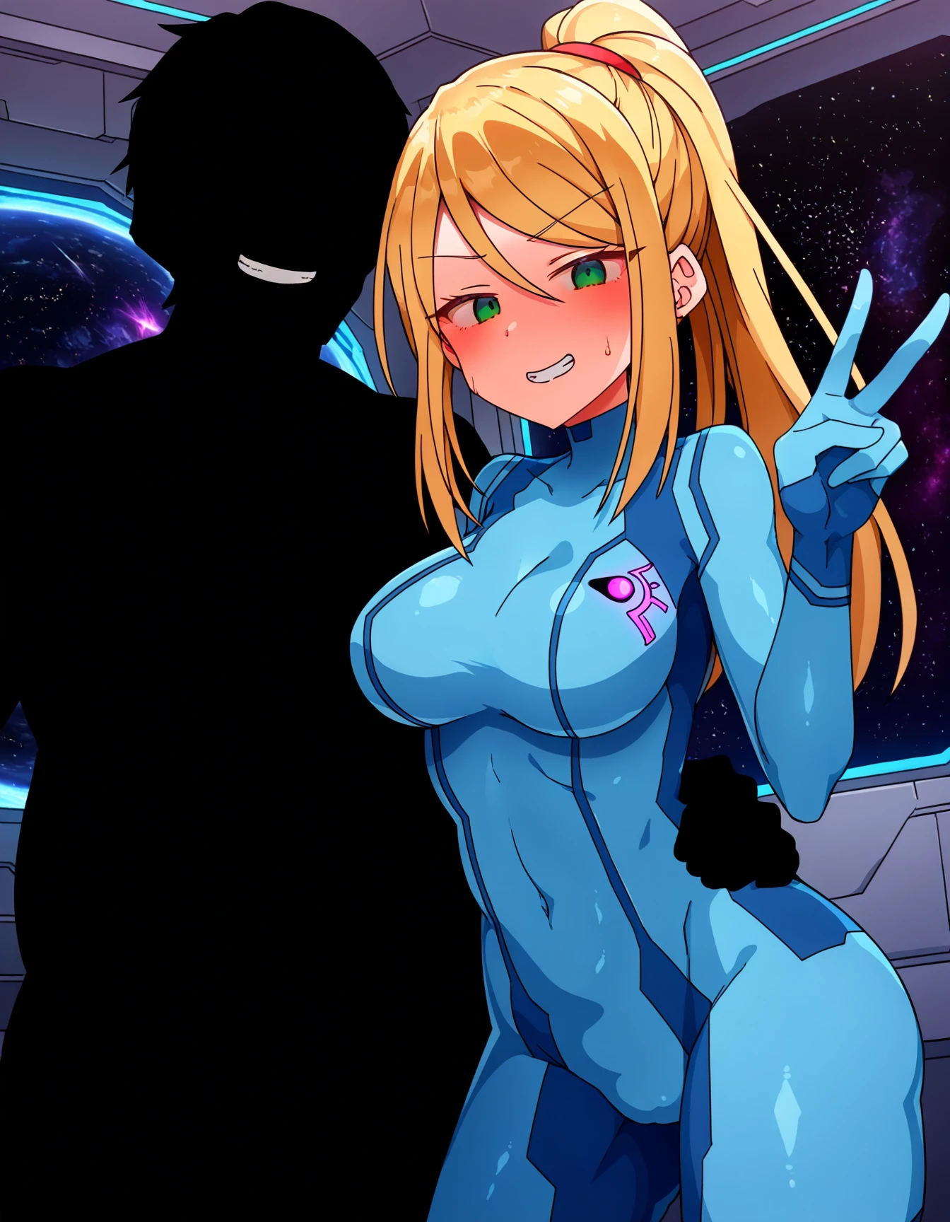 Vantablack Male / Silhouette Pony V1