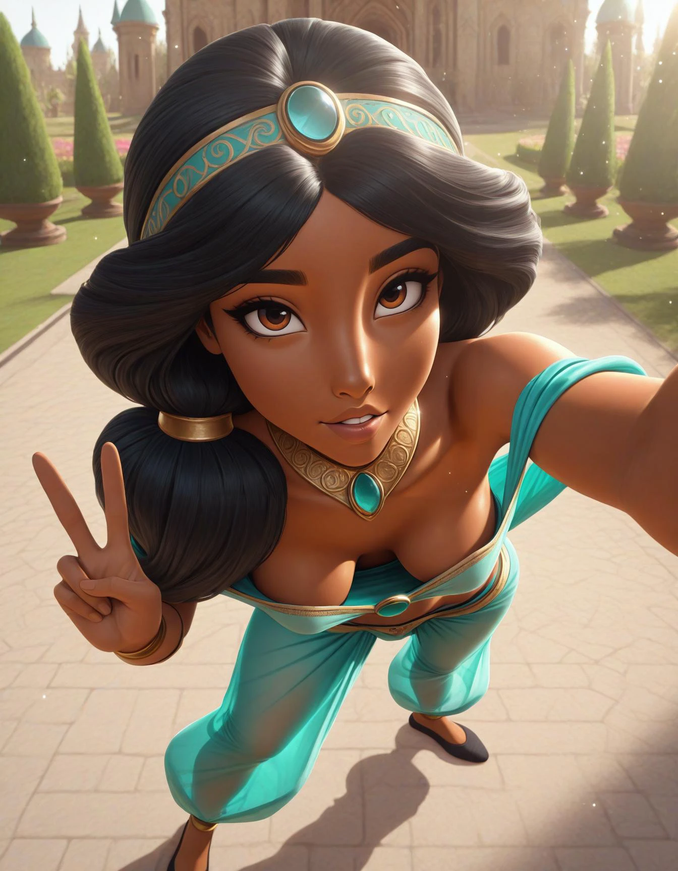 Jasmine (Aladdin) [DALL-E style] [Pony/IL] IL