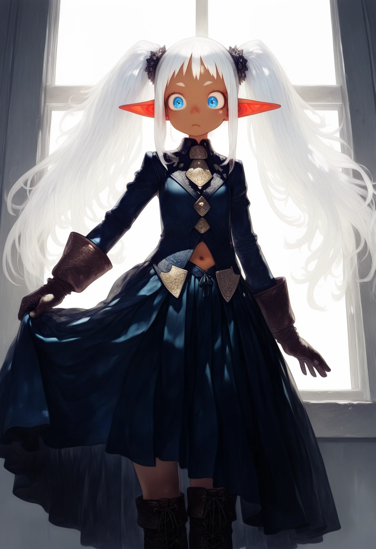 Dacelty Style - Dark Elf Gals/Otoko no Kos, with Backgrounds [PonyXL V6] V1