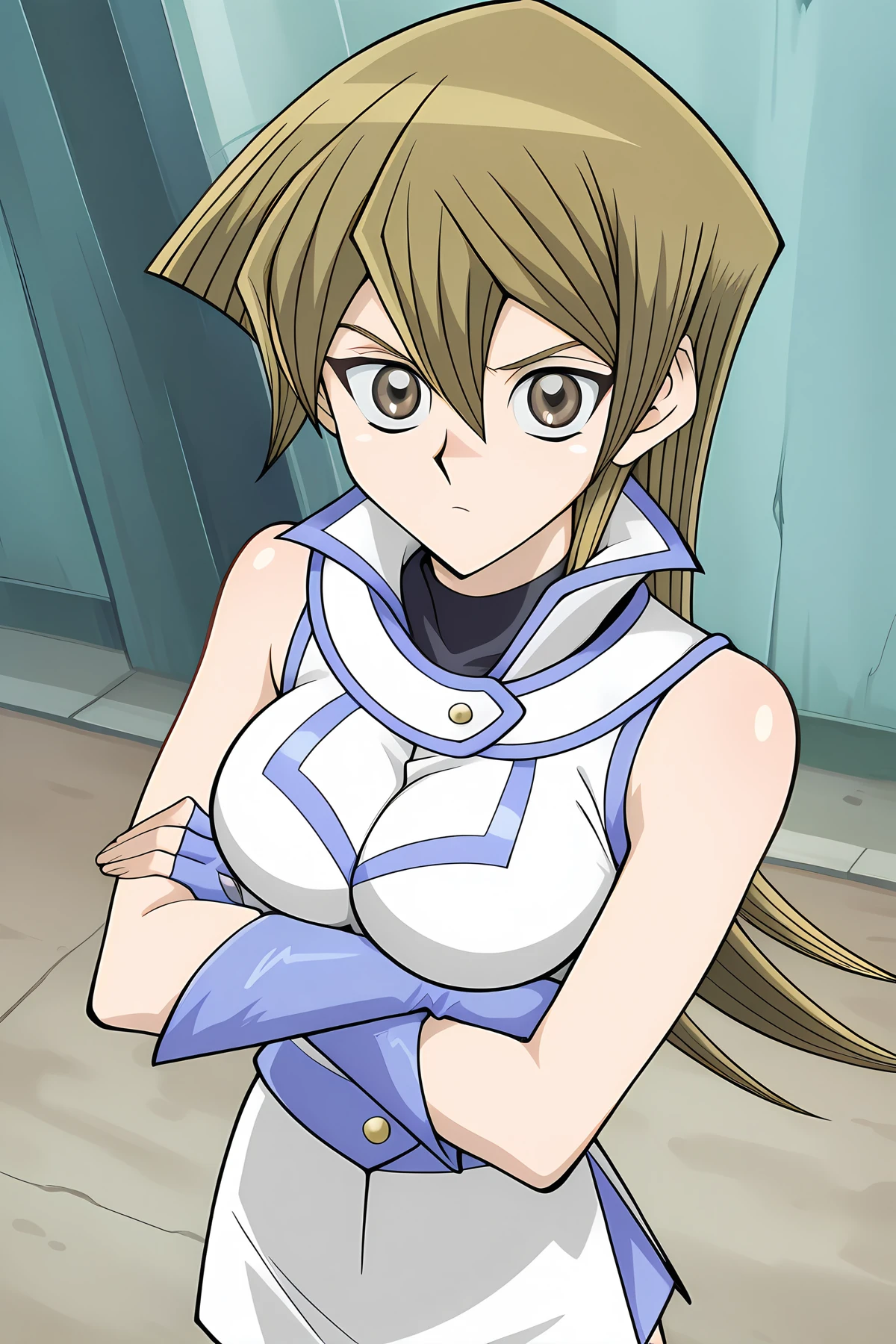 masterpiece, best quality, highly detailed, highres, hdr, 1girl, solo, (rebecca bluegarden)++