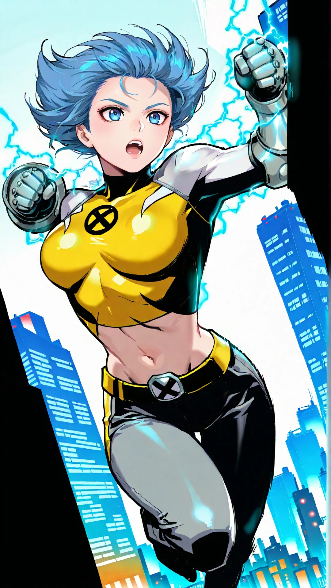 Surge Noriko Ashida (Marvel) Illustrious and Pony surmar_Pony